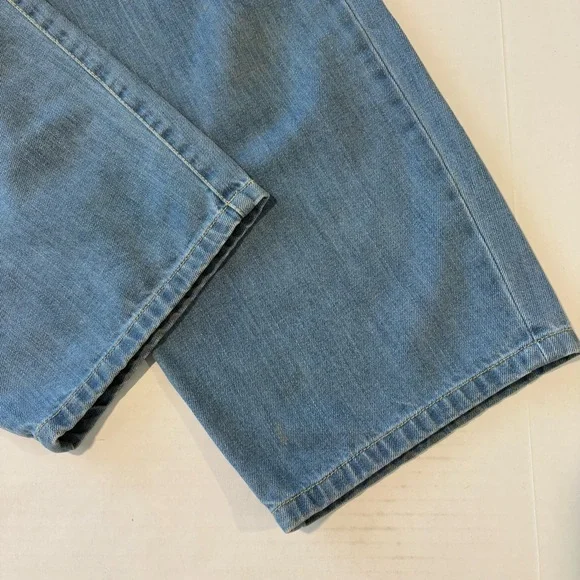 Rita Row Fabiola Barrel Leg Jeans High Waist Loose Fit Denim Light Wash, Size 40 - Picture 10 of 15